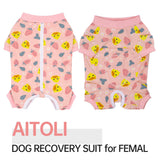 Dog Surgery Recovery Suits, Puppy After Surgery Onesie for Female Dogs, Post Surgical Recovery Onesies French Bulldogs, Small Dogs Pajamas Long Sleeve for Shedding Skin Disease