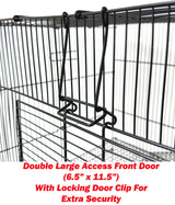 3-Levels Easy Portable Collapsible Ferret Chinchilla Sugar Glider Rats Mouse Animal Critter Chew-Proof Metal Carrier Travel Cage with Narrow 3/8-Inch Bar Spacing Easy to Setup No Tools Needed