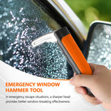 Kaiedos Car Door Handle for Elderly - 4 in 1 Auto Cane Portable Vehicle Support Handle Door Assist Bar, 2 Pack Car Handle Assist，Max Load: 500 Lbs, Anti-Slip Design (Orange)