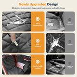 Eamefia Dog Car Seat Cover for Back Seat,New Upgraded Thickened Dog Car Seat Cover,Waterproof and Wear-Resistant Bench Back Seat Cover with Non-Slip Pad,Universal Size Fits Cars, Trucks, SUVs