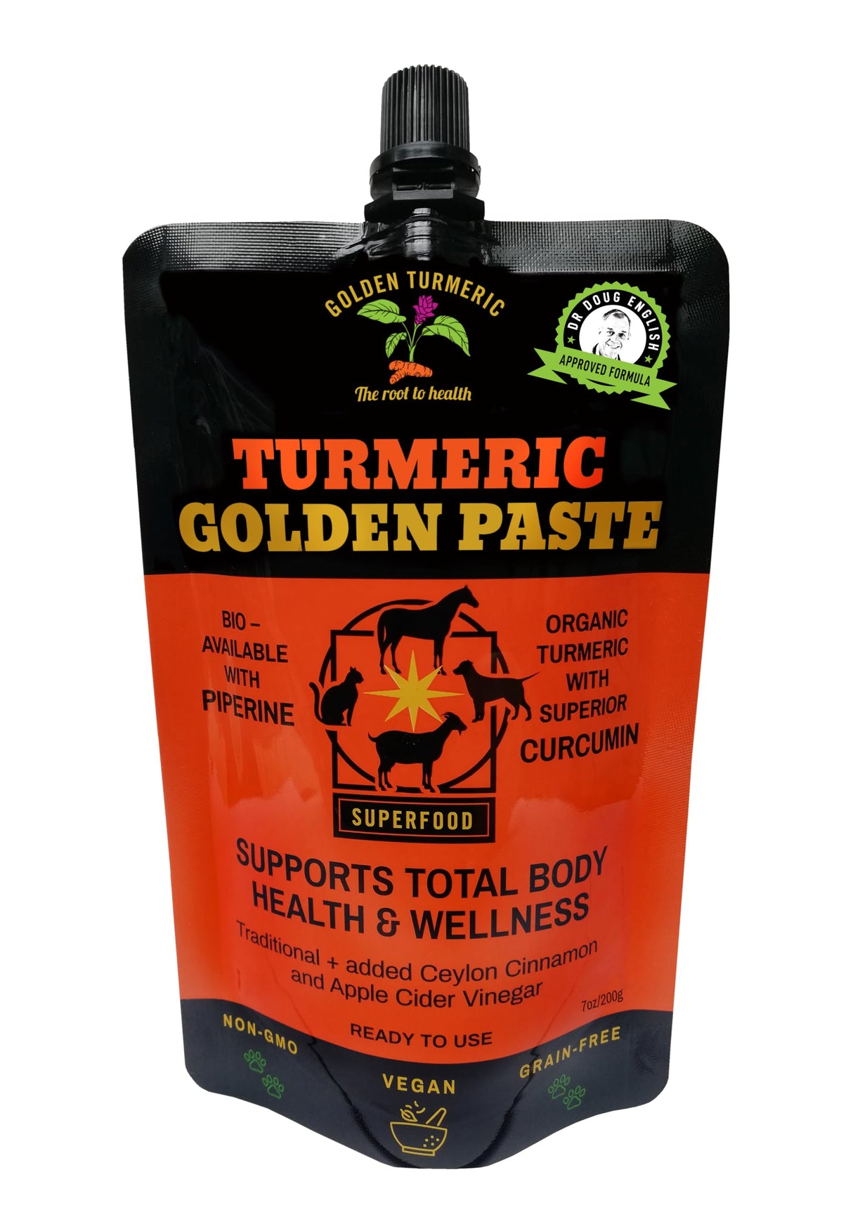 Turmeric Golden Paste for Pets 7 OZ (200grams)