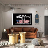 WENWELL Boaters for Trump 2024 Flag Double-Sided 3x5 Ft, Keeping America Great Flags Outdoor, Donald Trump President Flag for Boat with 2 Brass Grommets, Fade Resistant Durable Polyester