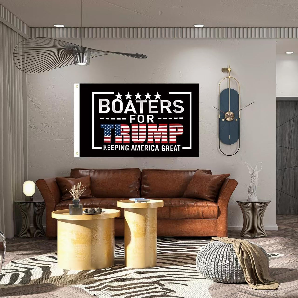 WENWELL Boaters for Trump 2024 flag 3x5 Ft,Keeping America Great Flags Outdoor,Donald Trump President Flag for boat with 2 Brass,Fade Resistant Durable Polyeste