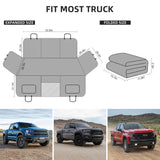 ABE Truck Floor Cover for Dogs,Dog Car Seat Cover for Back Seat,Seat Covers for Trucks,Dog Hammock for Truck,Back Seat Pet Cover for Dogs,Seat Cover for Truck F150/RAM1500/Silverado