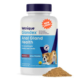 Vetnique Glandex Dog Fiber Supplement Powder for Anal Glands with Pumpkin, Digestive Enzymes & Probiotics - Vet Recommended (Regular or Advanced Strength) - Boot The Scoot (5.5oz Powder, Beef Liver)