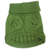 Tangpan Turtleneck Classic Straw-Rope Pro Pet Dog Sweater Apparel (Green,XL)