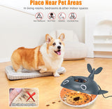 2Pcs Flea Traps for Inside Your Home New Upgrade Flea Trap Indoor with 8 Sticky Disc&6 LED Bulbs&2 Adjustable Electric Wires Pet&Kid Safe,Non Toxic&Odorless Flea Catcher Sticky Bed Bug Trap for Home