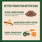 Hatortempt Dried Mealworms - Non-GMO & Organic - High-Protein Mealworms for Wild Bird Food, Ducks & Chickens (5lb)