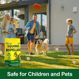 TSCTBA Squirrel Repellent Outdoor, Chipmunk Repellent Outdoor, Squirrel Repellent for Attic and Cars Engines, Ultra Powerful Squirrel Deterrent, Squirrel Repellent for Bird Feeders and Garden-12P