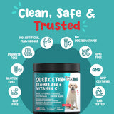 PET LOL Quercetin for Dogs with Bromelain & Vitamin C - Allergy & Itch Relief, Immune & Inflammatory Support - 120 Chewable Tablets Made in USA