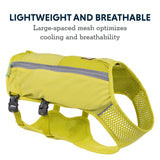 Ruffwear, Trail Runner Running Vest, Performance Dog Running Harness with Hydration Flasks, Reflective Trim & Light Loop, Lightweight Bounce-Free Running Dog Pack, Lichen Green, Small