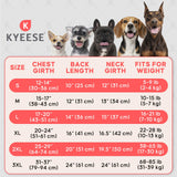 KYEESE Dog Coat Soft Pet Sweater for Cold Weather Waterproof Dogs Jacket with Fleece Lined Windproof Dog Coats for Small Dogs Thick Cat Clothes with Pocket Warm Pet Winter Puffer Coat with Leash Hole