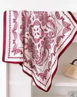 Glkiapr Satin Bandana Headscarf for Women Silky Hair Scarves for Fashion Lightweight-27