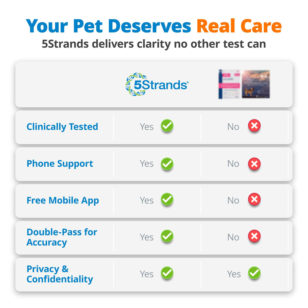 5Strands Raw & Fresh Pet Food Intolerance Test, at Home Gut Health Test for Dogs & Cats, 400+ Raw & Gently Cooked Fresh Food Items Tested, Accurate for All Ages & Breeds, Fast 4 Day Results