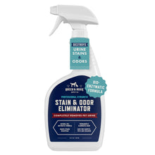 Load image into Gallery viewer, Rocco &amp; Roxie Supply Co. Stain &amp; Strong Odor Eliminator, Enzyme Cleaner, Pet Odor Eliminator for Home - Carpet Stain Remover for Cats &amp; Dog Pee - Urine Destroyer - Carpet Cleaner Spray Clear, 32 Fl Oz
