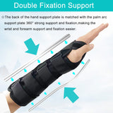TANDCF Unisex Forearm and Wrist Support Splint Brace Double Fixation Wrist Brace for Carpal Tunnel,Adjustable Night Time Forearm Immobilizer Brace Splints,12.2 inch (31cm) length(LH/L)