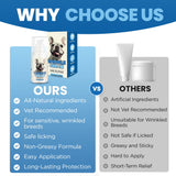 Yibesi Wrinkle Balm for Dog Wrinkles 3 Oz Includes Applicator, Dog Lotion for Dry Itchy Skin Relief, Yeast Infection Treatment, Protects from Cracks & Wounds