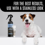 Tauro Pro Line 6in1 Natural Tear Stain Remover for Dogs - Alkaline Water Spray for Eyes, Ears & Coat, Safe for Cat, Puppy & Other Pet (Pure Mist - 8.5 Fl Oz)