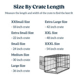 PELZIN Stoutwool Indestructible Dog Bed - Fluffy Chew Proof Dog Crate Pad - Tough Kennel Pad for Aggressive Chewers - Washable, Ideal for Large Breeds & Fits 42-Inch Crate - 41"x27", Jacaranda