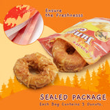 Jungle Calling Dog Treats Long Lasting, Rawhide Chews for Dogs, Chicken Wrapped Rawhide Donuts, Chewy Snacks for Medium Large Dogs