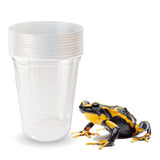 Snout and Shell Deli Cups with Fabric Vented Lids, 10 Pack - Secure Fruit Fly & Insect Cultures, Prevent Escapes & Contaminants, Easy Fruit Fly Media Preparation, Hot Liquid Safe