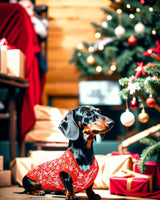 PET SHOW 4 Pack Christmas Dog Shirts for Extra Large Dogs Tank Top Tee Red Green Xmas Santa Gnome T-Shirts Pets Holiday Party Sleeveless Vest Dog Clothes Boys Girls(XXX-Large)