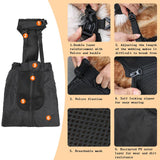 Dog Drag Bag for Paralyzed Rear Legs- Dog Wheelchair Alternative ，Protects Chest and Limbs (Medium)