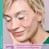 Serve Chilled Bubbly Eye Gels with Niacinamide, Hydrating Under Eye Patches with Niacinamide and Vitamin C, Under Eye Gel Pads with Gel Technology, Facial Skin Care Products - 5 Pairs