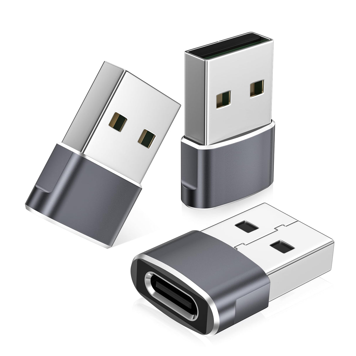 USB to USB C Adapter,USBC Female to USB A Male Adapter,Type C Converter Charger for iPhone 17 17e Pro Max,16 15,Apple Watch iWatch S11 S10 SE,AirPods 3,iPad mini Air,Samsung Galaxy S25 S26