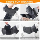 Kodervo Dog Anxiety Vest, Skin-Friendly Thunder Jacket for Dogs, Dog Calming Shirt for Thunder, Fireworks, Vet Visits and Separation - Keep Pet Calm Without Medicine & Training, Anti Anxiety for Dogs
