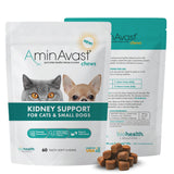 AminAvast Small Dogs & Cat Kidney Support - Promotes Healthy Kidney Support in Cats & Small Dogs - 300mg (60 Chews)