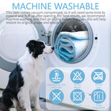 BECEMURU Dog Cooling Mat in Summer & Plush Warm Blanket in Winter, 2-Sided Reversible Dog Pad, 36"x23" Thickened Pet Bed for Crate, Kennel, Sofa - Machine Washable, Non-Gel, Durable