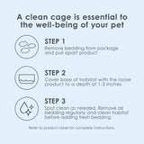 Kaytee Clean & Cozy White Paper Bedding, Made for Small Animals, 100 Liters, Pack of 2