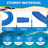 4 Pcs 1.25" Pool Hose, 59" Long Accessory Pool Pump Replacement Hoses, Compatible with All Above Ground Pool Filter Pumps that Use 1 1/4 Diameter Hoses
