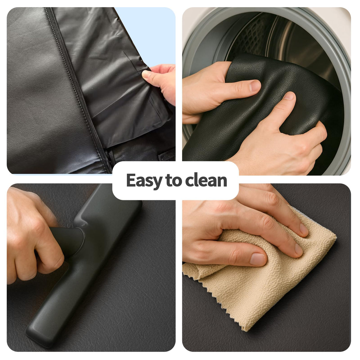 PREWERK Back Seat Cover for Dogs,Upgraded PU Leather Dog Car Cover for Back Seat with Hard Bottom Holds 400lbs,Waterproof Seat Protector Dog Hammock for Car, Universal Fits SUV Small Truck