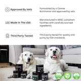 Joint & Recovery | 2-in-1 Joint & Muscle Chews. Help Reduce Pain & Increase Daily Activity. Helps with Arthritis and Pain Prevention. Tasty Trout Flavor.