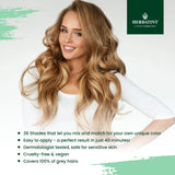 Herbatint Permanent Haircolor Gel, 7N Blonde, Alcohol Free, Vegan, 100% Grey Coverage - 4.56 oz (3 Pack)