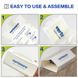 vertmuro Mouse Glue Traps, 12 Pack Rat & Pest Glue Scented Sticky Trap, Foldable Bulk Non-Toxic Indoor Mouse Glue Boards for Rodents and Insects, Easy to Use Pest Control, Blue