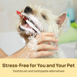 HICC Pet Teeth Cleaning Wipes for Dogs & Cats, Vet-Recommended Remove Bad Breath & Plaque & Tartar Buildup, Dog Tooth Brushing Kit, Dog Breath Freshener, Dogs Toothbrush & Toothpaste Alternatives