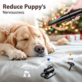 Blanlody Dog Dryer Pet Hair Blower High Velocity for Grooming, Blow 3800W/5.2HP for Large Dogs Sechoir Pour Chien with Stepless Adjustable Speed, 4 Different Nozzles and Dog Brush,Blue