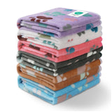 Luciphia 1 Pack 6 Dog Blankets Cat Soft Fluffy Fleece Pet Blanket Warm Cute Print Design Puppy Kitten Doggy Paw Medium(30"x20")