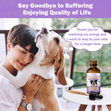 Dog Cancer Supplements - Pet Critical Guard - Defense Immune Support, Cellular Health, Antioxidants with Turkey Tail Mushroom - Natural Herbal Supplement for Well-Being Protection 2 oz (59 ml)