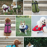 Dog Winter Coat with Harness, 3 in 1 Winter Jacket for Dogs, Dog Jacket Harness Built in for Small Medium Large Dogs/Cats (Camouflage, 4XL)