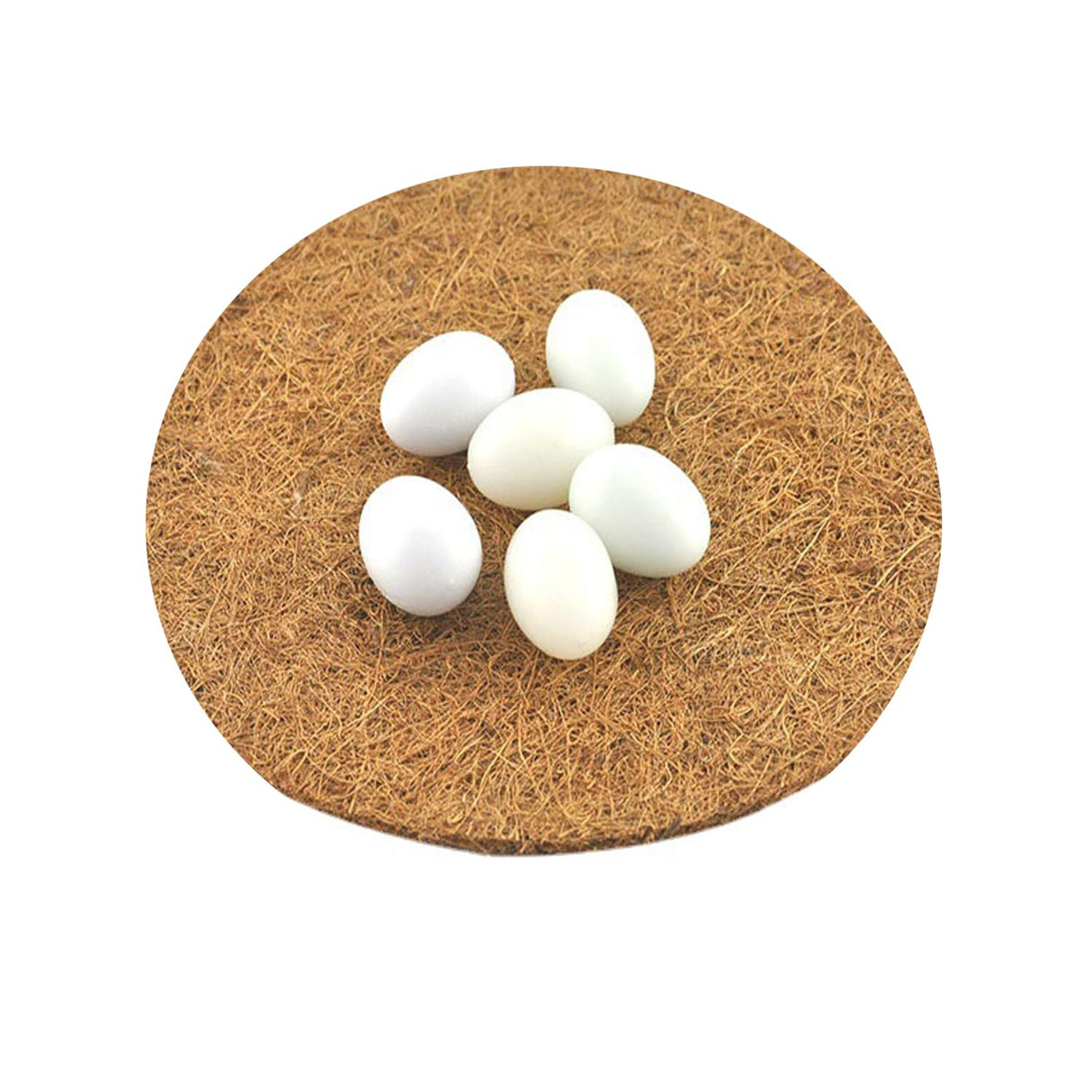 Ecjiuyi 10Pcs Pigeon Nest Pads,Racing Pigeon Loft Supplies,Coconut Fiber Bird Breeding Egg Nests Bowls Mat for Finch Chicken
