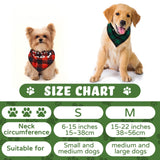 Patelai 16 Pcs 2 Size Adopt Me Dog Bandanas Bulk Plaid Reversible Triangle Bibs Printing Pet Scarf Bibs Adoption Event Celebration Accessories for Christmas Small Medium Large Shelter Animals