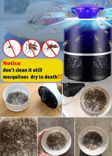 BRIRILINE Bug Zapper, Electric Mosquito & Fly Zappers/Killer - Insect Attractant Trap Powerful Bug Zapper Light, Hangable Mosquito Lamp for Home, Indoor, Outdoor, Patio (Black),(SDB)