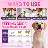 Wagmee Allergy Relief Drops for Dogs, Dog Itchy Skin Relief with Fish Oil, Omega-3, Turmeric & Natural Anti Itch for Dogs Ears & Paw Relief - Dog Seasonal Allergies, Skin & Coat Immune Supplement