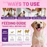 Wagmee Allergy Relief Drops for Dogs, Dog Itchy Skin Relief with Fish Oil, Omega-3, Turmeric & Natural Anti Itch for Dogs Ears & Paw Relief - Dog Seasonal Allergies, Skin & Coat Immune Supplement