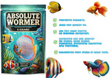 Absolute Wormer - Freshwater and Saltwater Fish Powder Medication. with parasites and Flukes. (5G - Treats 600 GALLONS)