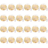 Brightown 24 Pack Fairy Lights Battery Operated - 7Ft 20 Led Mini String Lights Silver Wire Waterproof Firefly Starry DIY Lights for Bedroom Patio Wedding Party Christmas Decor (Warm White)